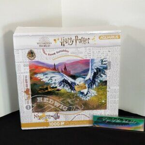 AQUARIUS Harry Potter Puzzle Hedwig 1000 Piece Official Licensed Sealed Box -NEW